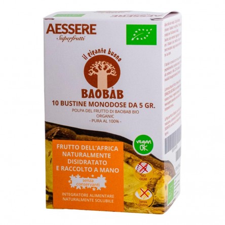 BAOBAB AESSERE POLPA BIO 10X5G