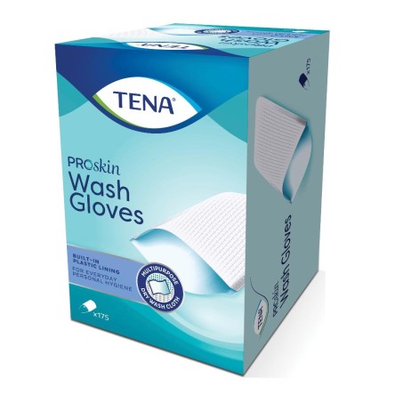 TENA WASH GLOVE C/BARRIERA 0500