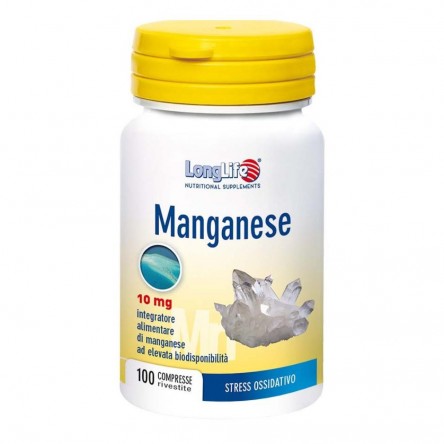 MANGANESE 10MG LONGLIFE 100CPR