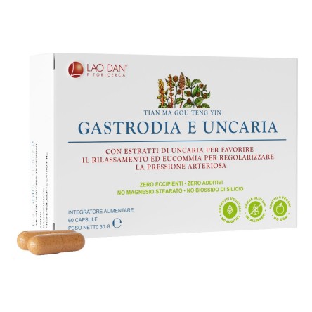 GASTRODIA E UNCARIA 60CP LAODAN