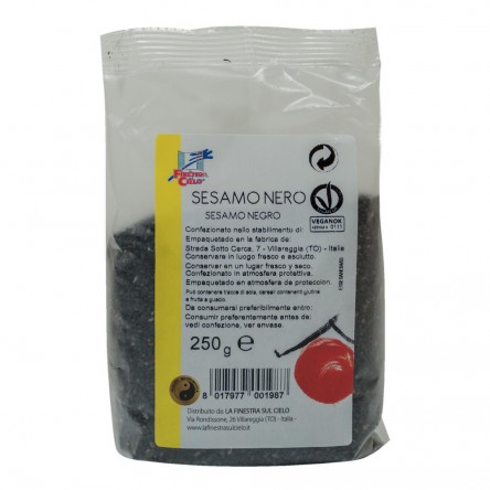 SESAMO NERO 250G FINESTRA