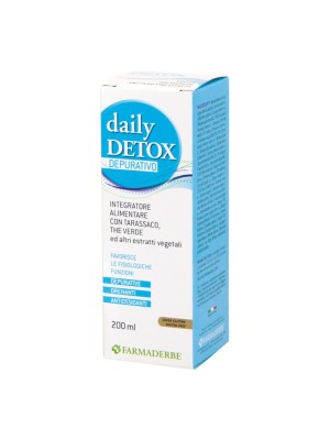 Farmaderbe DAILY DETOX  200ml formula depurativa e drenante con estratti vegetali