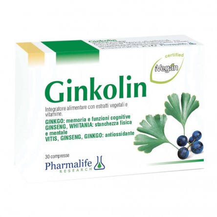 GINKOLIN 30CPR 800MG