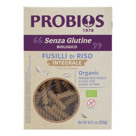 RER FUSILLI RISO INTEGR 250G RER FUSILLI RISO INTEGR 250G