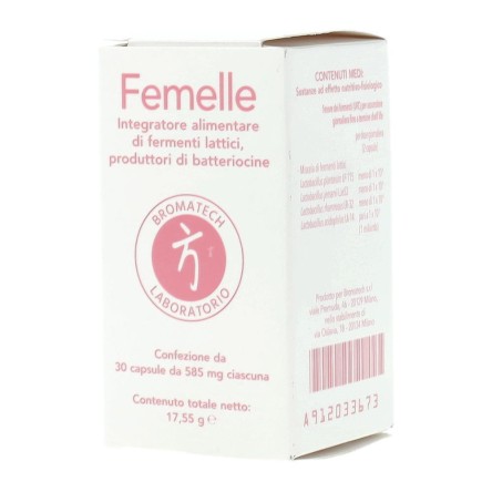 BROMATECH Femelle 30 capsule con fermenti lattici BROMATECH Femelle 30 capsule con fermenti lattici