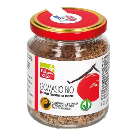GOMASIO C/SESAMO NERO 150G (I6D/