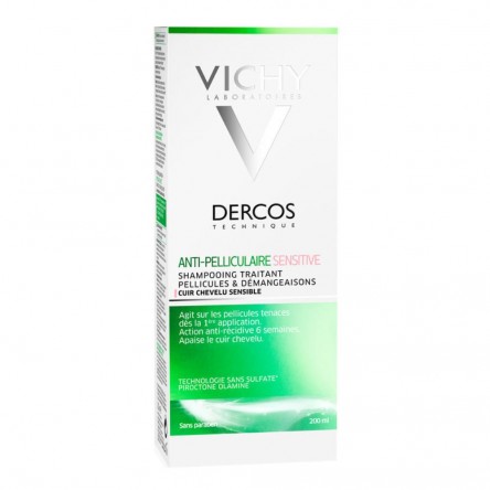 DERCOS Shampoo Antiforfora Sensitive 200ml per cuoio capelluto sensibile