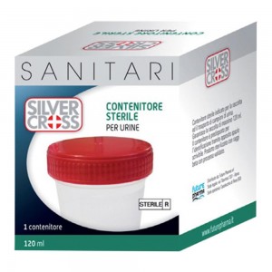 Silvercross Contenitore sterile per urine 120ML