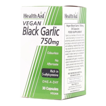 BLACK GARLIC 750MG 30CPS