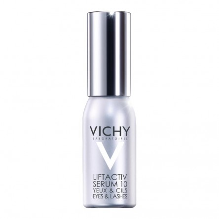 VICHY LiftActiv Supreme Siero Antirughe Occhi e Ciglia 15ml, illuminante effetto lifing 