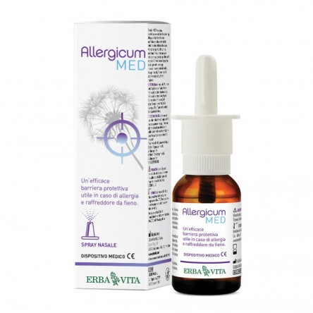 ERBA VITA Allergicum MED Spray Nasale 30ml per allergie e raffreddore da fieno