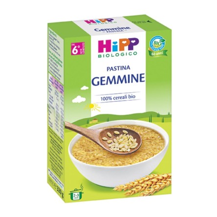 HIPP BIO PASTINA GEMMINE 320G