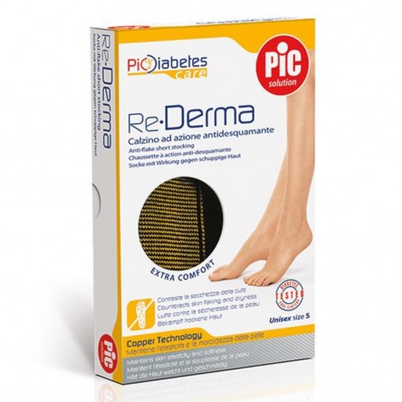 RE DERMA CALZA UNISEX CORTA S