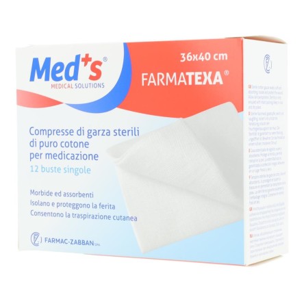 GARZA MEDS 12/8 36X40CM 12PZ GARZA MEDS 12/8 36X40CM 12PZ