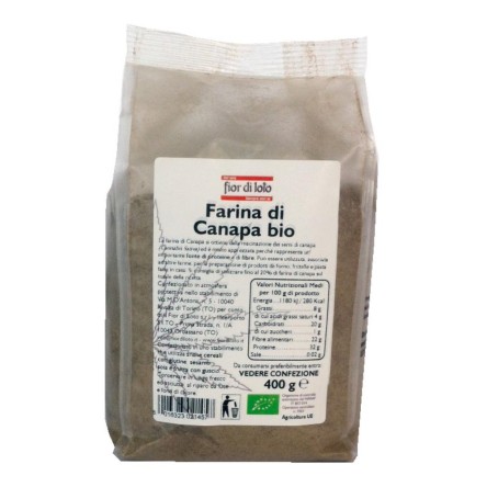 FARINA SEMI CANAPA BIO 400G FDL