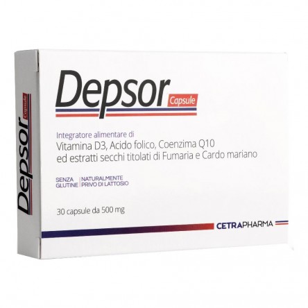 DEPSOR 30CPS 500MG