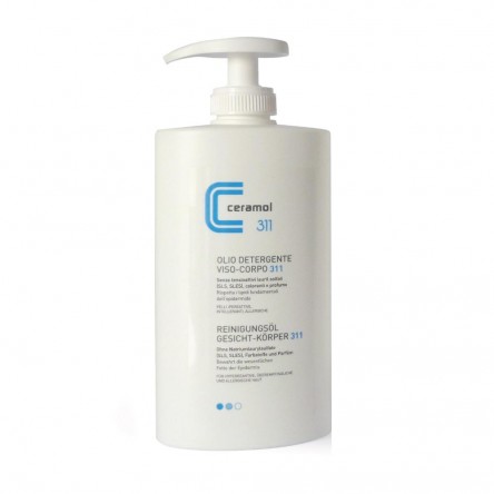 CERAMOL  Olio Detergente Viso-Corpo 400ml per pelle sensibile