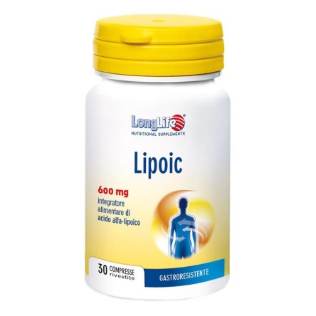 LONGLIFE LIPOIC 30CPS 600MG