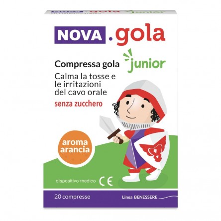 NOVA GOLA JUNIOR ARANCIA 20CPR