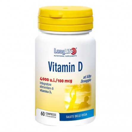 LONGLIFE VITAMIN D4000UI 60CPR