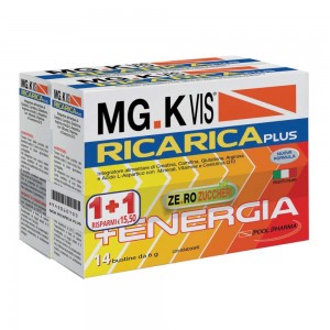 MGK VIS ricarica PLUS 14+14 creatina, sali minerali e vitamine  Bustine in omaggio 