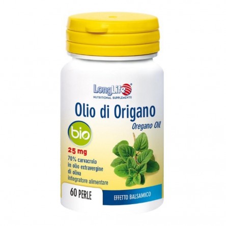 LONGLIFE OLIO ORIGANO BIO60PRL