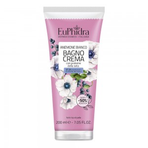 euphidra bagno crema delicato nutriente fragranza  ANEMONE bianco 200ml