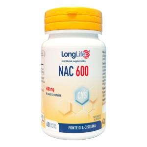 LONGLIFE NAC 600MG 60CPS