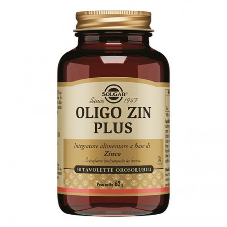 OLIGO ZIN PLUS 100TAV SOLGAR