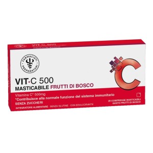 Lfp Vit C 500 Vitamina C 20 Compresse Masticabili Gusto Frutti di Bosco