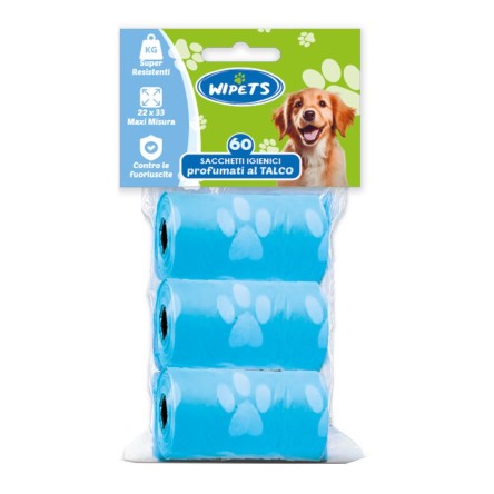 SACCHETTI IGIENICI WIPETS 60PZ SACCHETTI IGIENICI WIPETS 60PZ