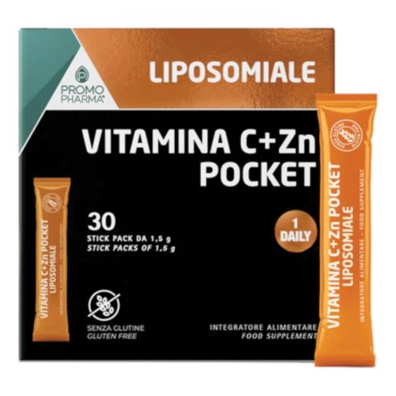 VITAMINA C+ZN POCKET LIPOS 30S