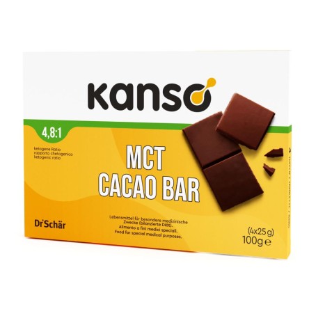KANSO MCT CACAO BAR 4X25G