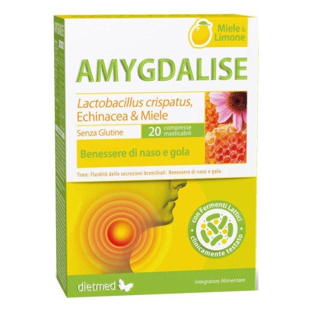 AMYGDALISE MIELE LIMONE 20CPR