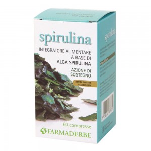 FARMADERBE Spirulina 60 compresse, rigenerante e immunostimulante 