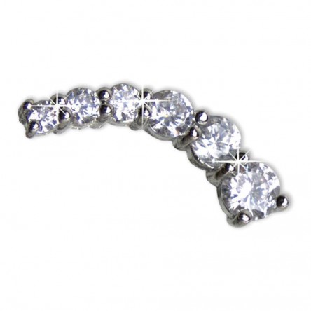 BJT949 EAR-CUFF 6 CRYSTAL