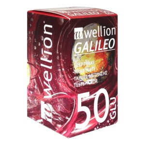 WELLION GALILEO STRIPS 50 GLIC