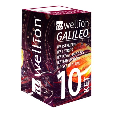 WELLION GALILEO STRIPS 10 KETO