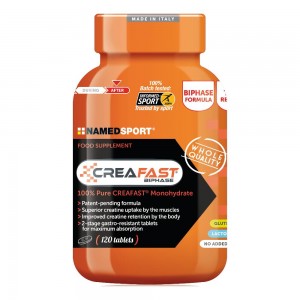NAMED SPORT Creafast Biphase 120 compresse per assorbimento di creatina