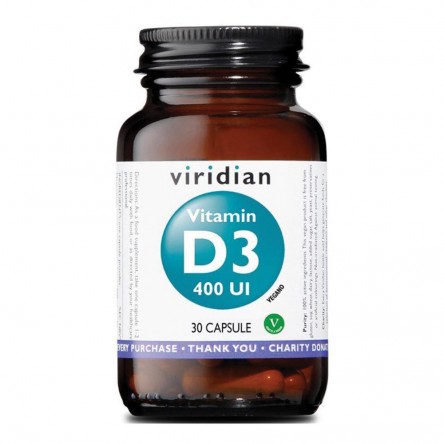 VITAMIN D3 400IU 30CPS VEG NATUR