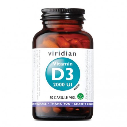 VITAMIN D3 2000IU 60CP VEG NATUR