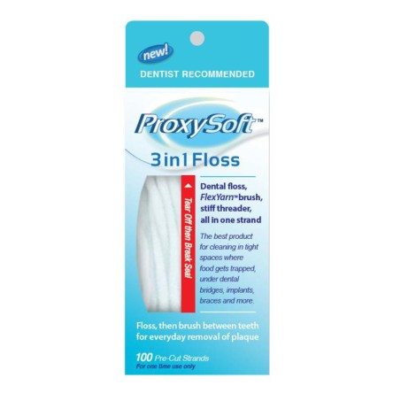 PROXY SOFT 3IN1 FLOSS 100PZ