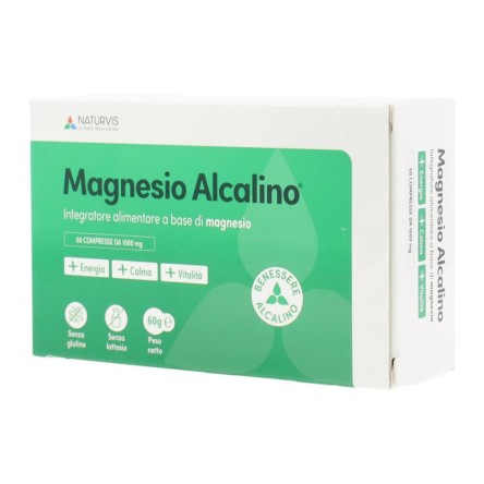 MAGNESIO ALCALINO 60CPR NATURVIS