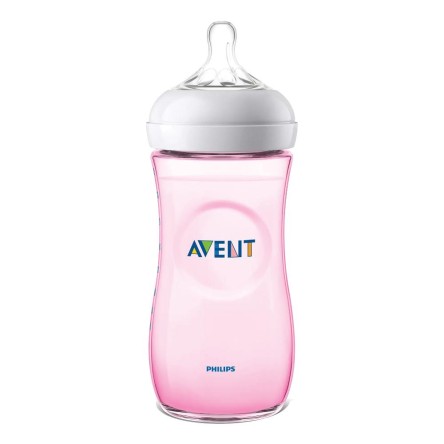 AVENT  BIB NAT PP ROSA330ML 3717