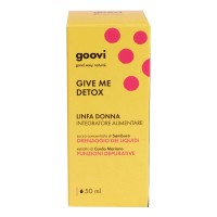 GOOVI LINFA donna, give me detox integratore alimentare per il drenaggio dei liquidi e con funzioni depurative  50ML