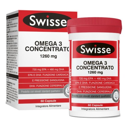 SWISSE OMEGA 3 CONC 60CPS