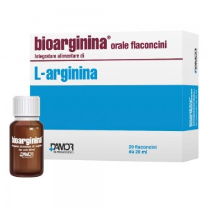 FARMACEUTICI DAMOR Bioarginina Orale 20 flaconcini x 20ml, utile in caso di stanchezza e affaticamento