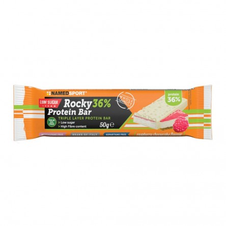 named sport ROCKY 36% barretta proteica  cheesecake al lampone  50G