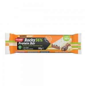 namedsport ROCKY 36% barretta proteica al triplo cioccolato  50G