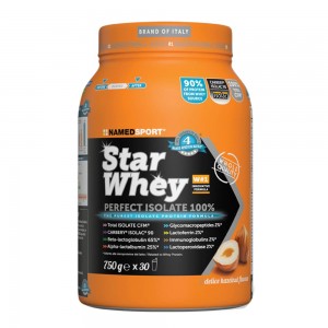 NAMED SPORT Star Whey Perfect Isolate Gusto Nocciola 750gr 